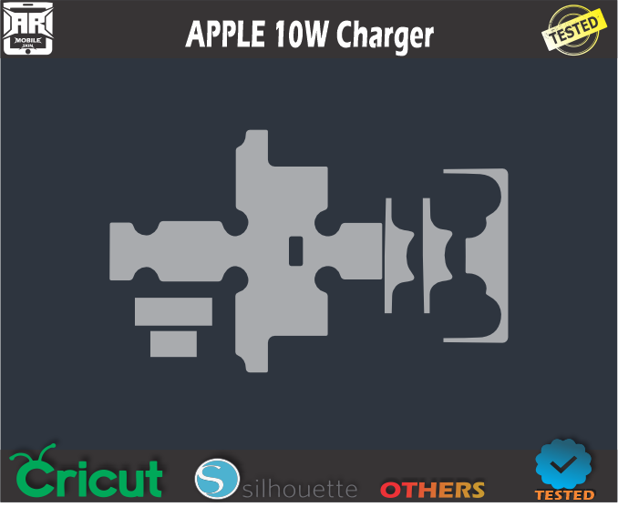 APPLE 10W Charger Skin Template Vector