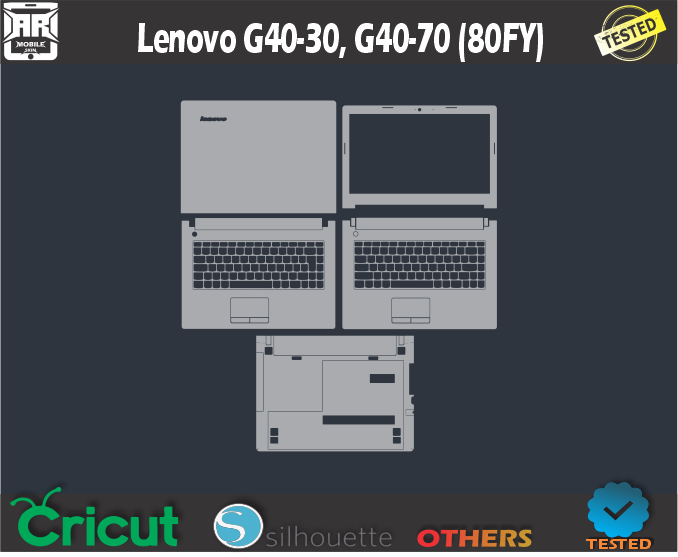 Lenovo G40-30 G40-70 (80FY) Skin Template Vector