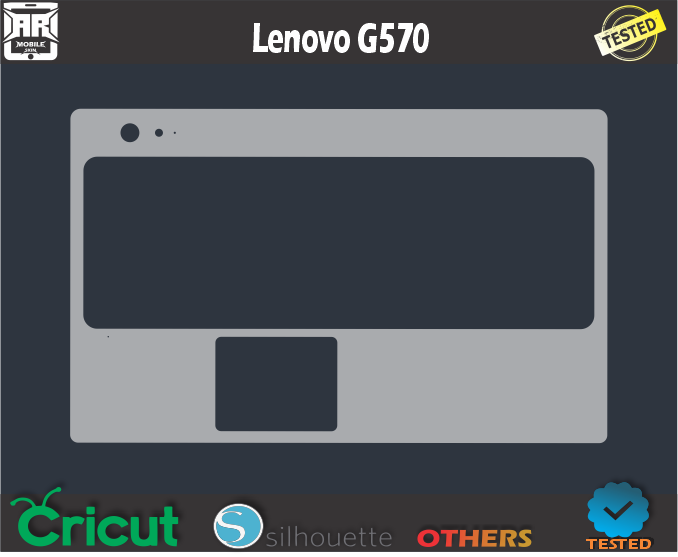Lenovo G570 Skin Template Vector