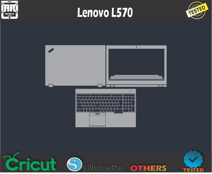 Lenovo L570 Skin Template Vector