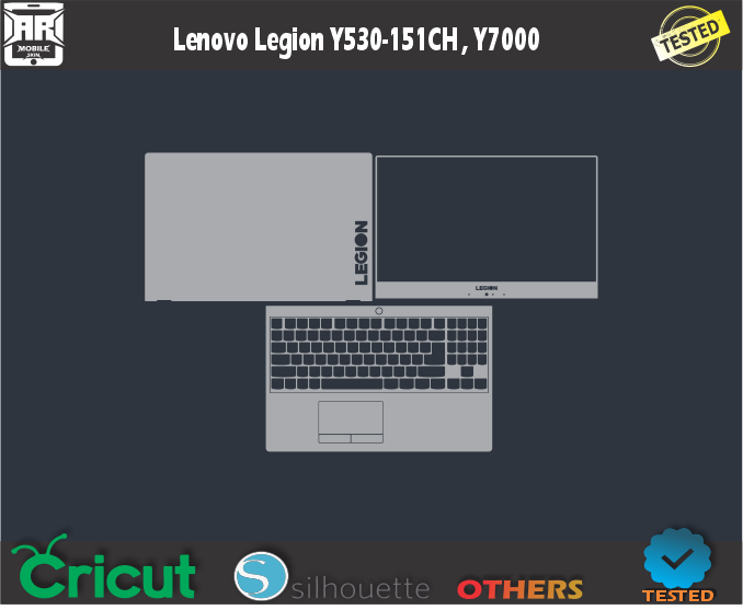 Lenovo Legion Y530-151CH  Y7000 Skin Template Vector