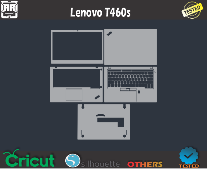 Lenovo T460s Skin Template Vector