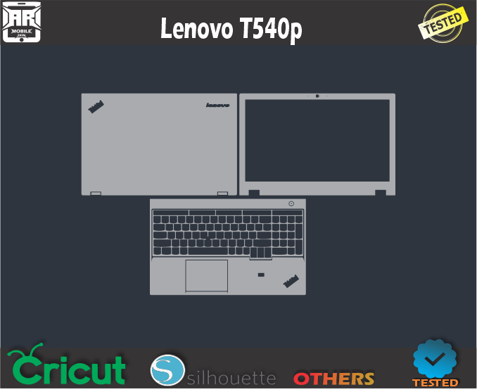 Lenovo T540p Skin Template Vector