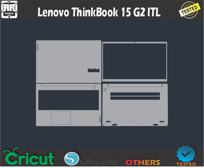 Lenovo ThinkBook 15 G2 ITL Skin Template Vector