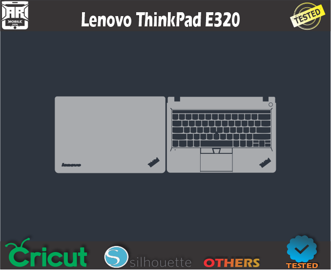 Lenovo ThinkPad E320 Skin Template Vector