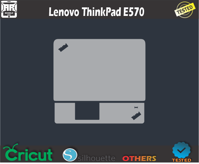 Lenovo ThinkPad E570 Skin Template Vector