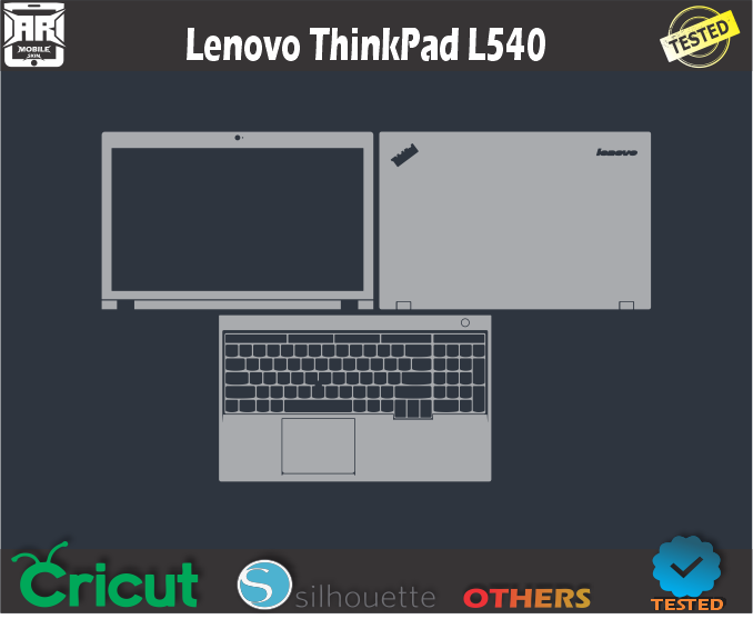 Lenovo ThinkPad L540 Skin Template Vector
