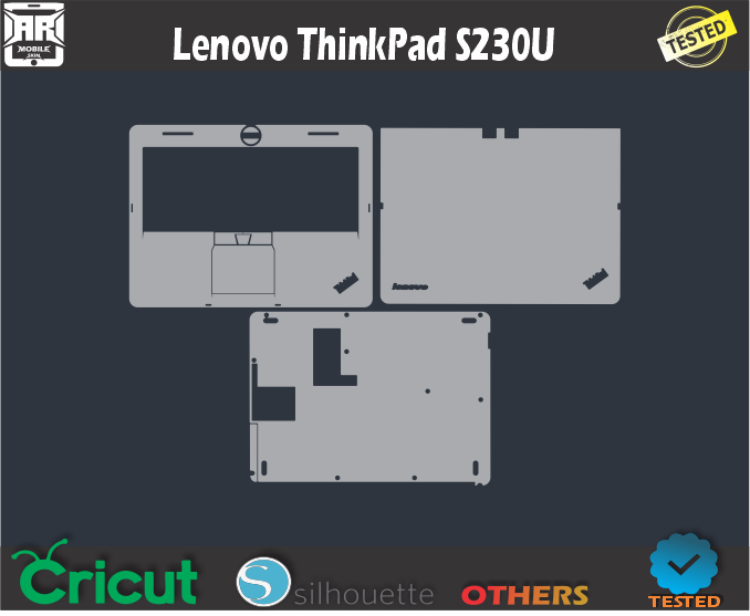 Lenovo ThinkPad S230U Skin Template Vector