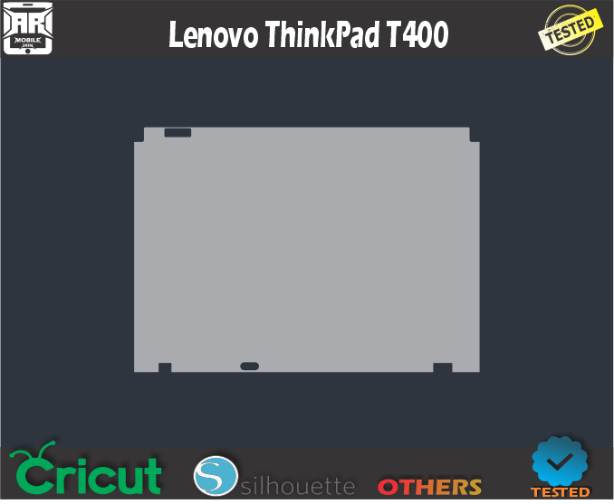 Lenovo ThinkPad T400 Skin Template Vector