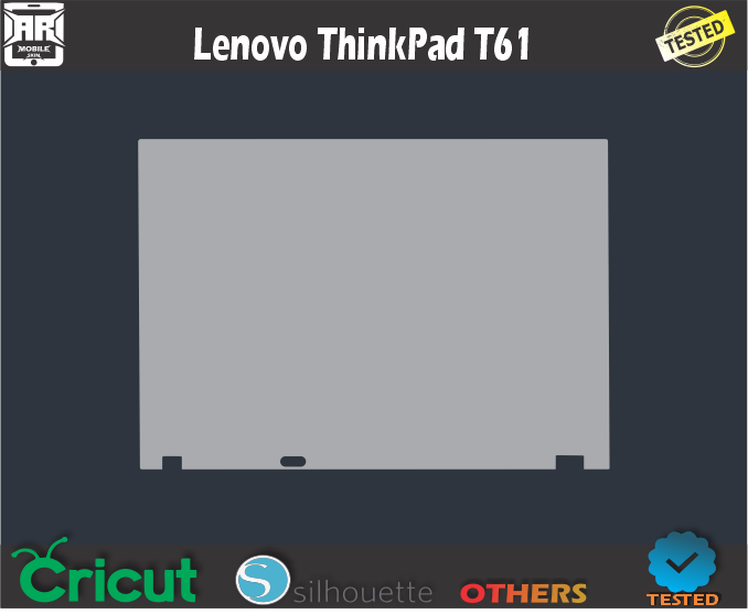 Lenovo ThinkPad T61 Skin Template Vector