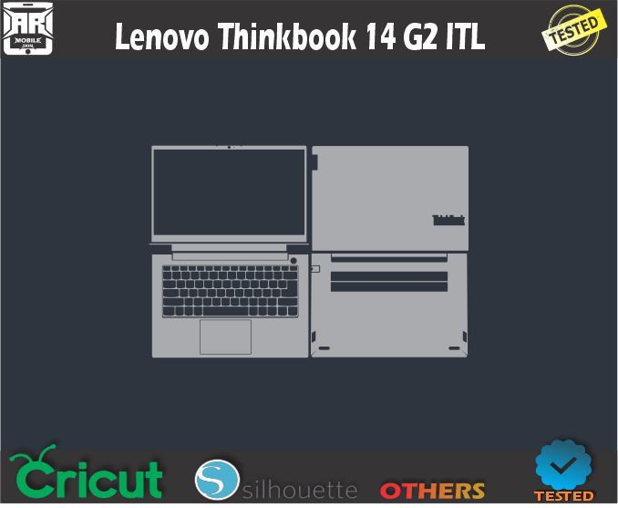 Lenovo Thinkbook 14 G2 ITL Skin Template Vector