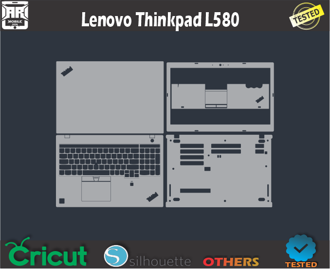 Lenovo Thinkpad L580 Skin Template Vector