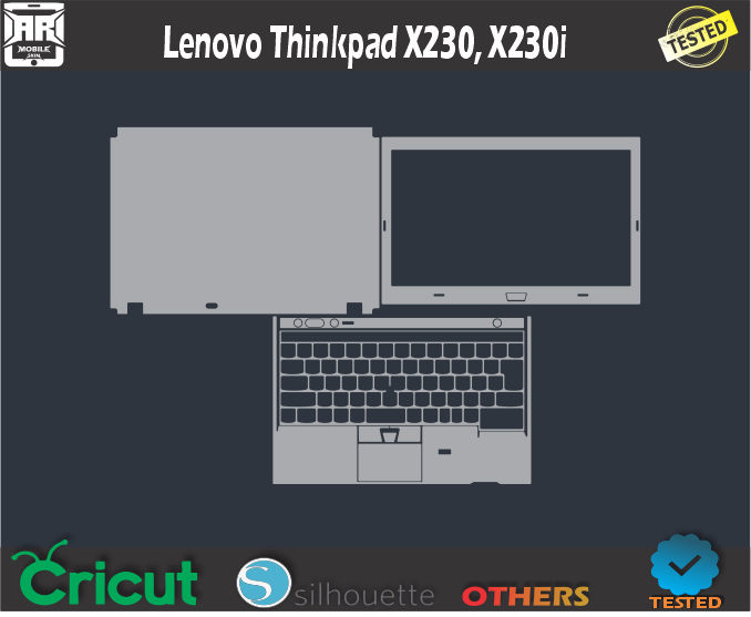 Lenovo Thinkpad X230 X230i Skin Template Vector