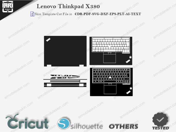 Lenovo Thinkpad x380 Skin Template Vector