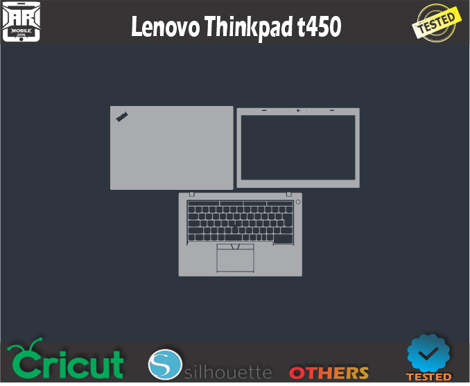 Lenovo Thinkpad t450 Skin Template Vector