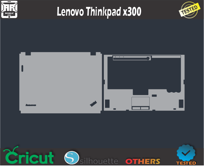 Lenovo Thinkpad x300 Skin Template Vector
