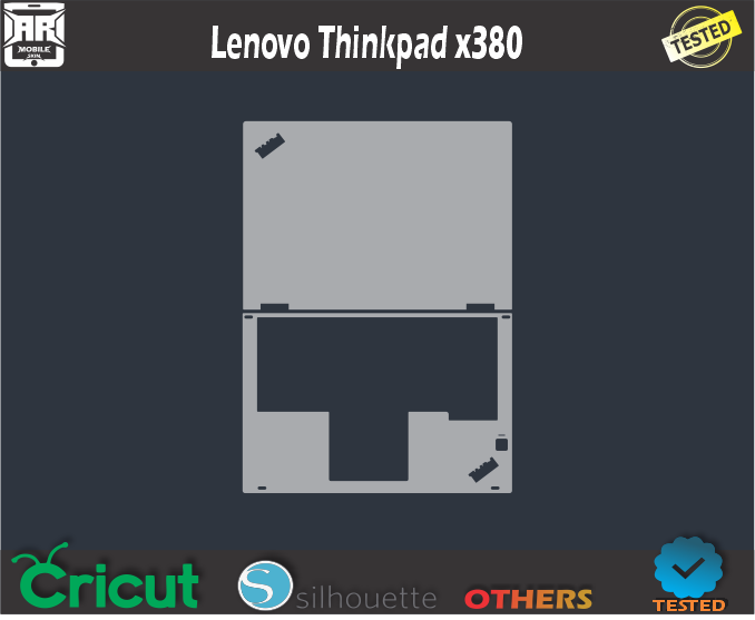 Lenovo Thinkpad x380 Skin Template Vector