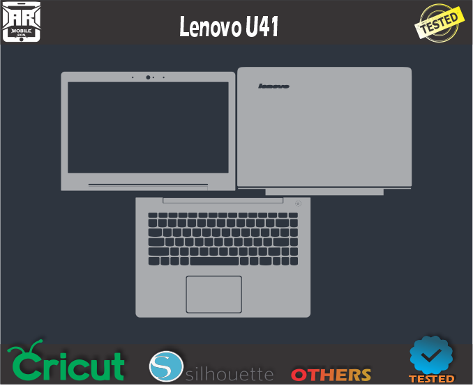 Lenovo U41 Skin Template Vector