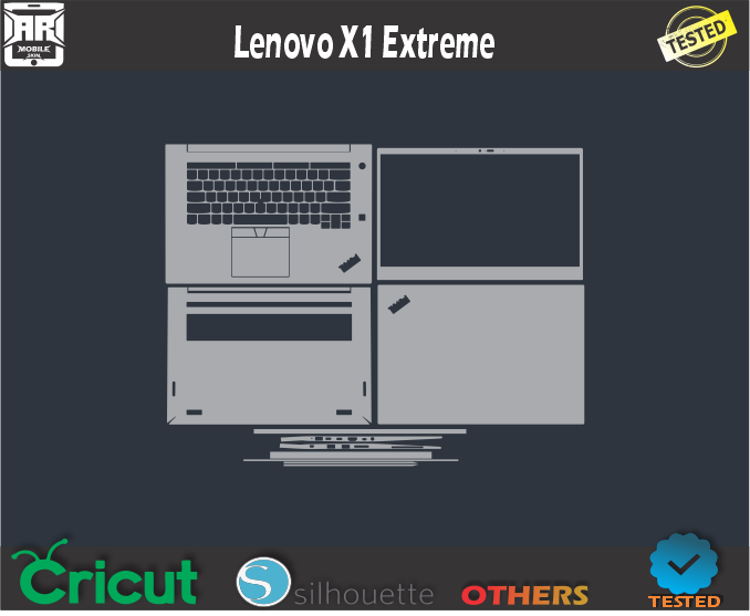 Lenovo X1 Extreme Skin Template Vector
