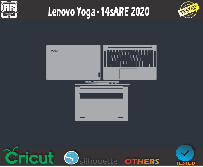 Lenovo Yoga – 14sARE 2020 Skin Template Vector