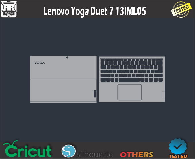 Lenovo Yoga Duet 7 13IML05 Skin Template Vector