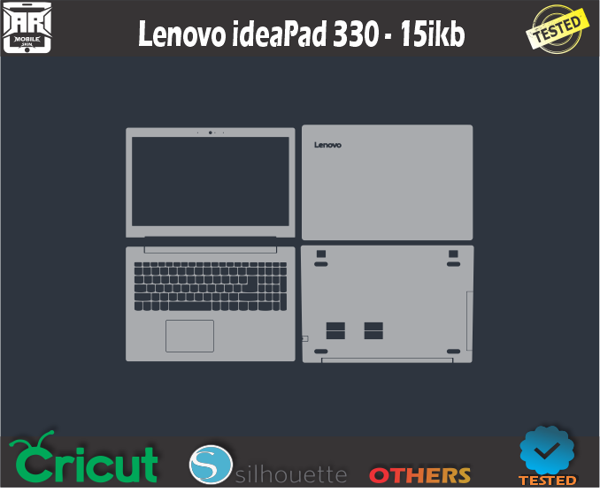 Lenovo ideaPad 330 15ikb Skin Template Vector