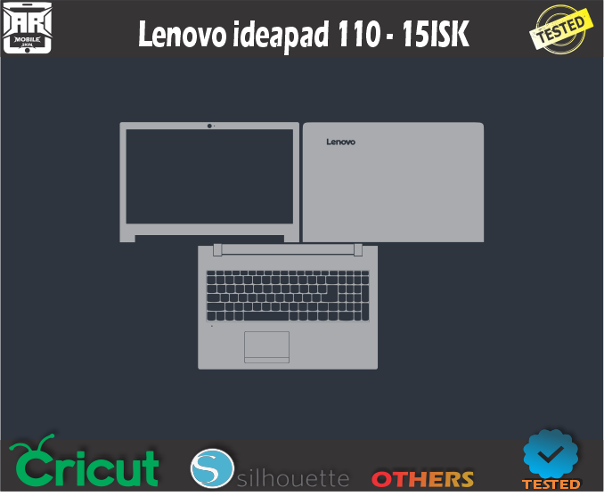 Lenovo ideapad 110 -15ISK Skin Template Vector