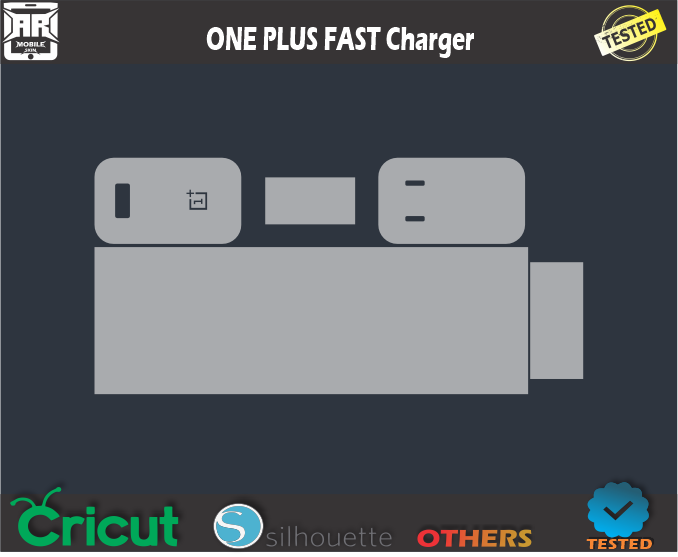 OnePlus Fast Charger Skin Template Vector