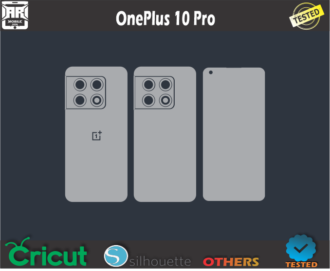 OnePlus 10 Pro Skin Template Vector