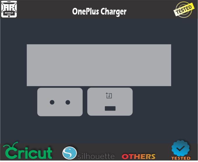 OnePlus Charger Skin Template Vector