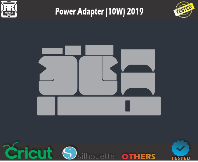 Power Adapter (10W) 2019 Skin Template Vector