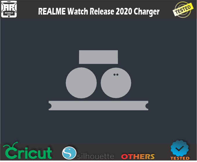 REALME Watch Release 2020 Charger Skin Template Vector