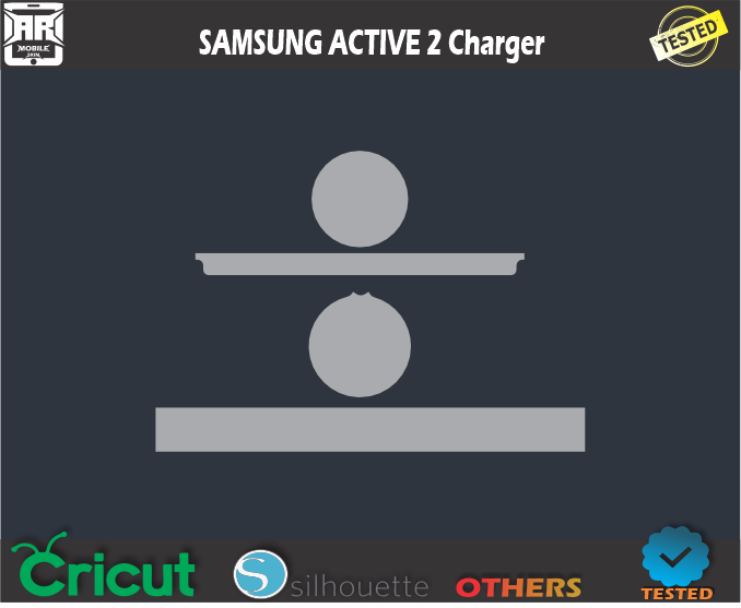 SAMSUNG ACTIVE 2 Charger Skin Template Vector