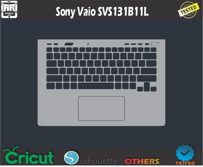 Sony Vaio SVS131B11L Skin Template Vector