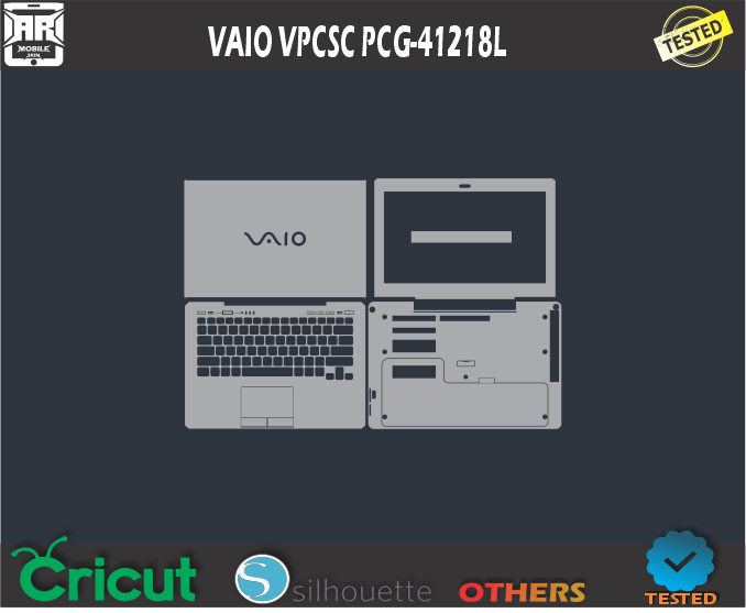 VAIO VPCSC PCG-41218L Skin Template Vector