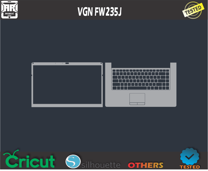 VGN FW235J Skin Template Vector