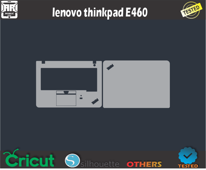 lenovo thinkpad E460 Skin Template Vector