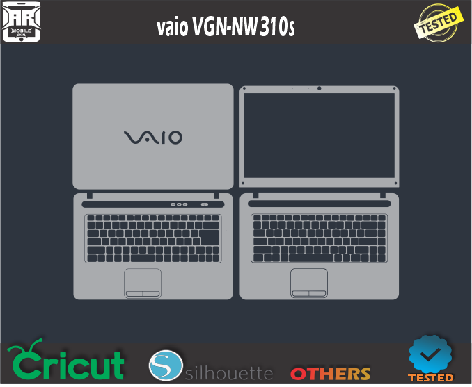 vaio VGN-NW310s Skin Template Vector