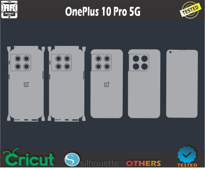 OnePlus 10 Pro 5G Skin Template Vector
