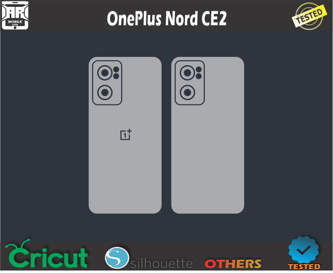 OnePlus Nord CE2 Skin Template Vector