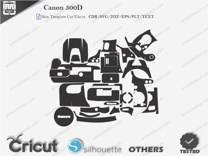 Canon 500D Skin Template Vector