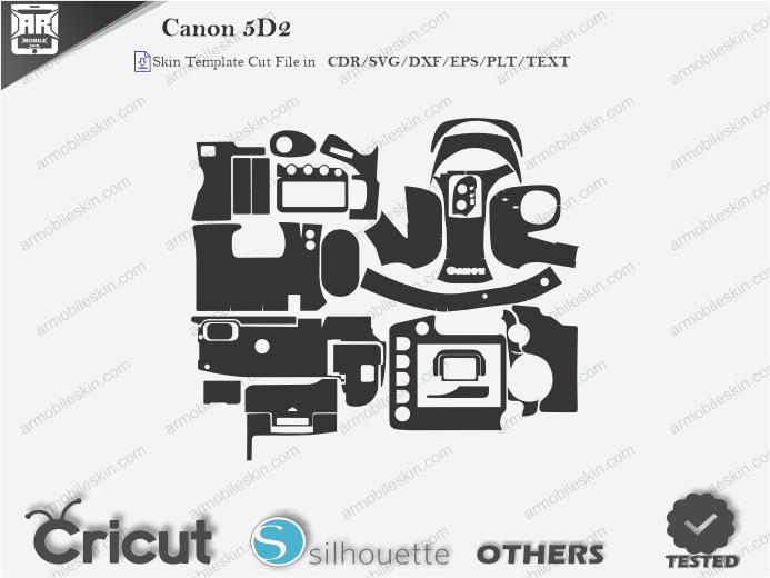 Canon 5D2 Skin Template Vector