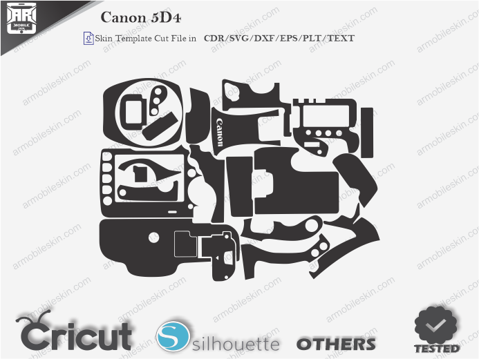 Canon 5D4 Skin Template Vector