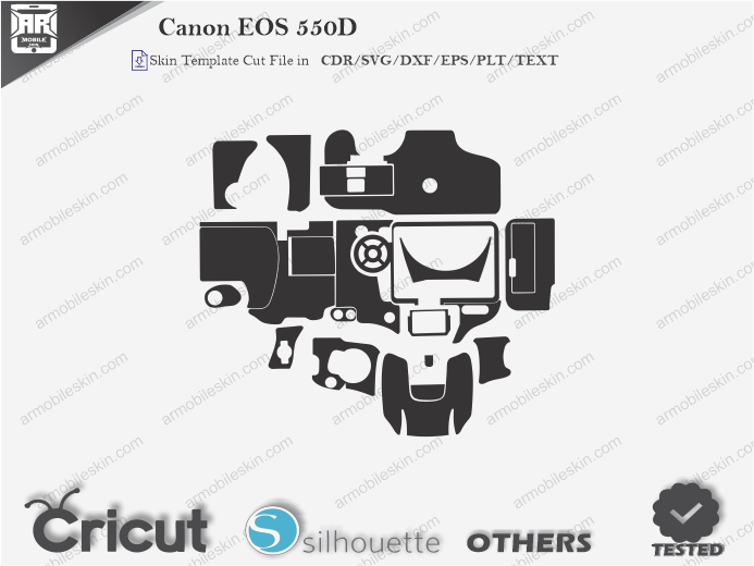 Canon EOS 550D Skin Template Vector