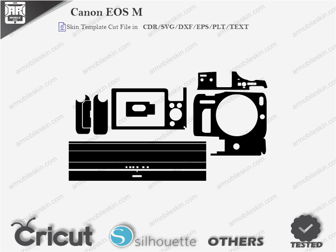 Canon EOS M Skin Template Vector