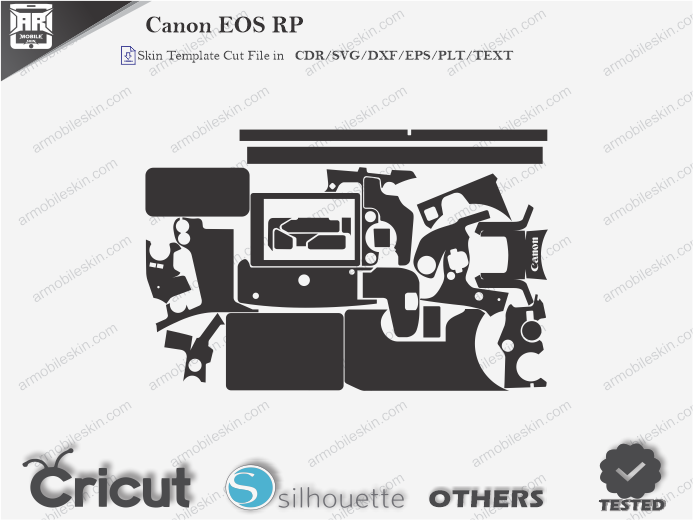 Canon EOS RP Skin Template Vector