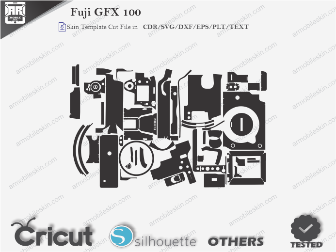 Fuji GFX 100 Skin Template Vector