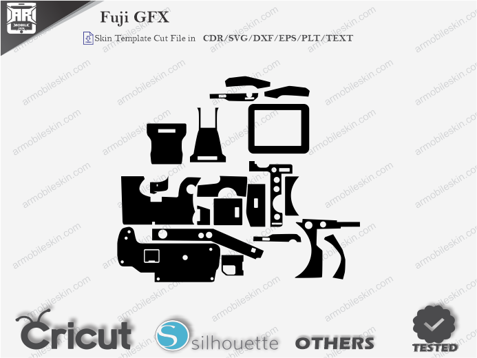 Fuji GFX Skin Template Vector