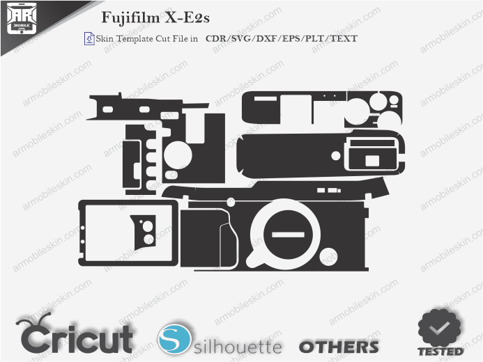 Fujifilm X-E2s Skin Template Vector