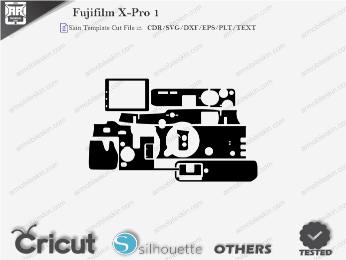 Fujifilm X-Pro 1 Skin Template Vector